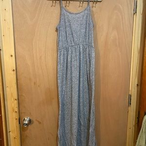 Gray maxi dress